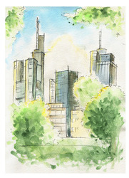 Faber-Castell WATERCOLOR - akvarelové barvy s paletkou - sada 48 ks