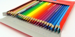 Faber-Castell akvarelové pastelky - sada 48 ks - ořezávátko a štětec