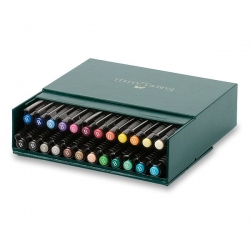 Faber-Castell PITT artist pens - STUDIO BOX - sada 24 ks - štětečkové fixy