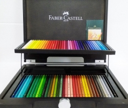 Faber-Castell POLYCHROMOS - umělecké pastelky - sada 72 ks - dřevěný kufr