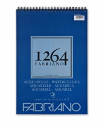 Fabriano 1264 - Blok pro akvarel - kroužková vazba - A5