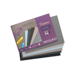 FABRIANO Tiziano Pastello FLECKED COLOURS - skicák (160 g/m2, 30 listů) A4 - 6 barev