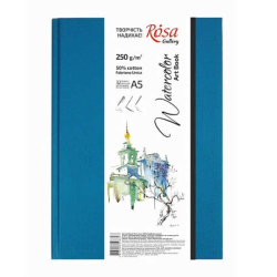 Fabriano Unica - Sketchbook pro akvarel Rosa (250g, A5)