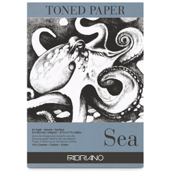 Fabriano Toned paper - SEA - tónovaný papír (120 g/m2) - 2 rozměry