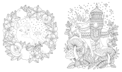 Fairy Tales & Folklore Coloring Book - Emelie Lidehäll Öberg (Sagor och sagner)