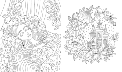 Fairy Tales & Folklore Coloring Book - Emelie Lidehäll Öberg (Sagor och sagner)