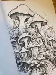 Fairyland Coloring Book -  Anastasia Anemone