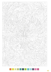 Art therapy - Zagadkowe rysunki - FANTASTYCZNE STWORZENIA - Sandrine Fourrier