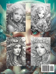 Fantasy Coloring Book Beautiful Mermaids Complete Series