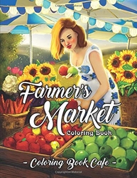 Farmer's Market Coloring Book - Coloring Book Cafe