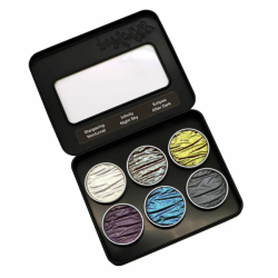 Finetec COLIRO Pearl Color Set DREAMCATCHER - LIMITOVANÁ EDICE - sada 6 ks - perleťové akvarelové barvy
