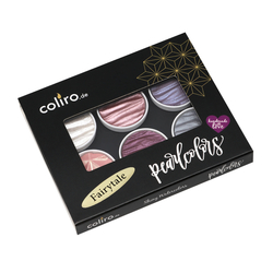 Finetec COLIRO Pearl Color Set FAIRYTALE - sada 6 ks - perleťové akvarelové barvy