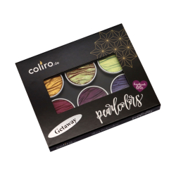 Finetec COLIRO Pearl Color Set Getaway - sada 6 ks - perleťové akvarelové barvy 