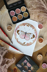 Finetec COLIRO Pearlcolor Set - LISI - sada 6 ks - perleťové akvarelové barvy