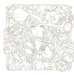 Flower Coloring Book from a Fantasy World (Květinové omalovánky z kouzelného světa) - JAPONSKO