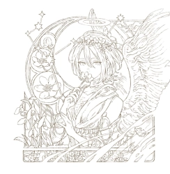 Flower Coloring Book from a Fantasy World (Květinové omalovánky z kouzelného světa) - JAPONSKO