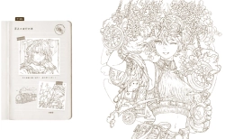 Flower Coloring Book from a Fantasy World (Květinové omalovánky z kouzelného světa) - JAPONSKO