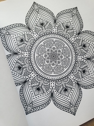 Flower mandala - Creatief kleuren - mandaly