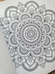 Flower mandala - Creatief kleuren - mandaly