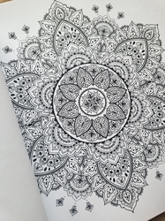 Flower mandala - Creatief kleuren - mandaly