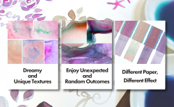 Gansai Tambi - akvarelové barvy - Granulating Colours Set - sada 6 ks