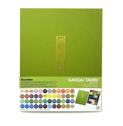 Kuretake GANSAI TAMBI  - akvarelové barvy - sada 48 ks
