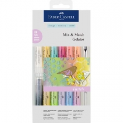 Faber-Castell GELATOS - pigmentové tyčinky - PASTELS - 15 barev