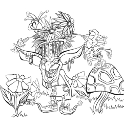 Goblins in the Hollow - coloring book - Denyse Klette