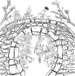 Goblins in the Hollow - coloring book - Denyse Klette