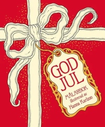 God jul (Merry Christmas) malarbok - Veselé Vánoce - Hanna Karlzon - švédské vydání