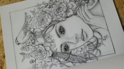 Brightness - The Women of Flowers collection 3 - Grazia Salvo - kroužková vazba