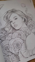 Green Portraits 4: Portrait Coloring Book - LANA GREEN - KOREA