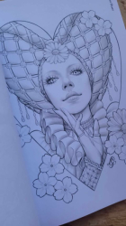 Green Portraits 5: Portrait Coloring Book - LANA GREEN - KOREA