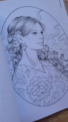 Green Portraits 5: Portrait Coloring Book - LANA GREEN - KOREA