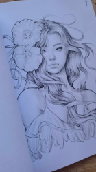 Green Portraits 5: Portrait Coloring Book - LANA GREEN - KOREA