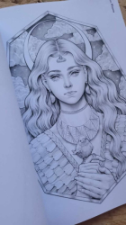 Green Portraits 5: Portrait Coloring Book - LANA GREEN - KOREA