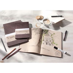 Hahnemühle - Cappuccino Book - skicář (120 g/m2, 40 listů) - různé velikosti