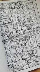 Halloween X Christmas Adult Coloring Book- Coloring Book- Max Brenner