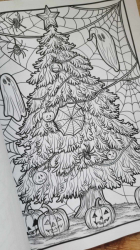 Halloween X Christmas Adult Coloring Book- Coloring Book- Max Brenner