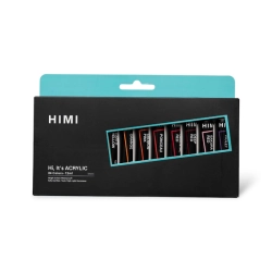 HIMI akrylové barvy v tubě - sada 24 x 12 ml