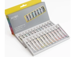 HIMI akvarelové barvy v tubě - sada 24 x 12 ml