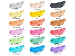 HIMI Jelly Cup Gouache Set - kvašové barvy - sada 18 x 30 ml - METALICKÉ