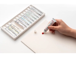 HIMI Tube Gouache Set - kvašové barvy v tubě - sada 12 x 12 ml