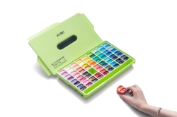 HIMI Twin Cup Gouache Set Apple Green Edition - kvašové barvy - sada 72 x 12 ml - JABLKO