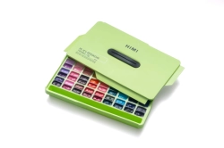 HIMI Twin Cup Gouache Set Apple Green Edition - kvašové barvy - sada 72 x 12 ml - JABLKO