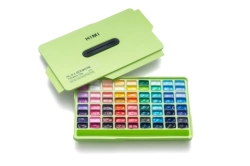 HIMI Twin Cup Gouache Set Apple Green Edition - kvašové barvy - sada 72 x 12 ml - JABLKO