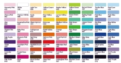 HIMI Twin Cup Gouache Set Apple Green Edition - kvašové barvy - sada 72 x 12 ml - JABLKO