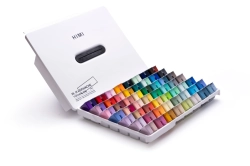 HIMI Twin Cup Gouache Set White Edition - kvašové barvy - sada 112 x 12 ml - BÍLÁ