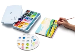 HIMI UFO Palette - kulatá paleta s důlky - průměr 18 cm