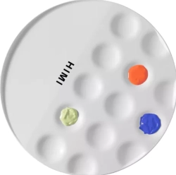 HIMI UFO Palette - kulatá paleta s důlky - průměr 18 cm